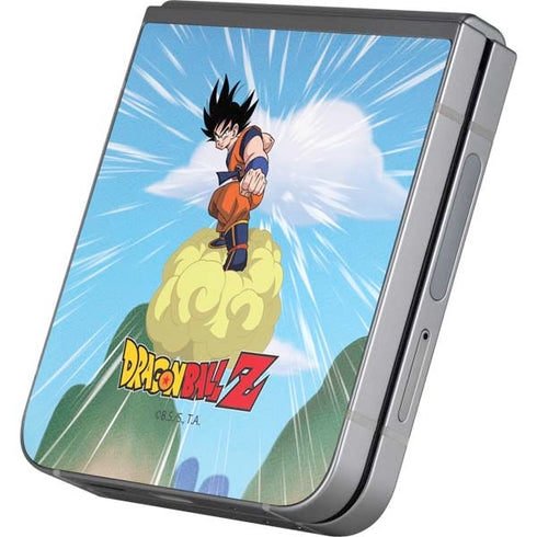 Dragon Ball Z Goku and Nimbus Galaxy Z Flip6 Skin